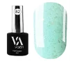 Основа камуфлююча для нігтів з поталлю VALERI Shine Base №82, 6 мл - 1