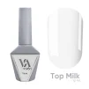 Фініш камуфлюючий молочний для гель-лаку VALERI Milk Toр, 12 мл - 1