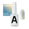 Гель-лак котяче око з перламутровим пігментом ADORE Gel Polish Satin Cat&rsquo;s Eye "ST" №04 goldblue, 12 мл  - 1