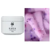 Гель рідкий для зміцнення нігтів SAGA Professional Liquid FLORAL Gel №03 Пастельно-рожевий з сухоцвітами, 15 мл   - 1