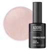 База камуфлююча з шимером ADORE French Base Shimmer №33 Oyster, 15 мл - 1
