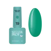 Гель-лак 3в1 однофазний SILLER Professional One-step Easy Gel Polish №19 Бірюзовий неон, 8 мл - 1