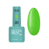 Гель-лак 3в1 однофазний SILLER Professional One-step Easy Gel Polish №20 Неоновий лайм, 8 мл - 1