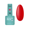 Гель-лак 3в1 однофазний SILLER Professional One-step Easy Gel Polish №16 Малиновий неон, 8 мл - 1