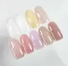 База камуфлююча молочна з шимером, 10 мл №04 Milk Cover Base NEW Formula NAILSOFTHEDAY - 3