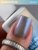Гель-лак котяче око з перламутровим пігментом ADORE Gel Polish Satin Cat&rsquo;s Eye "ST" №04 goldblue, 12 мл  - 4