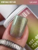 Гель-лак котяче око з перламутровим пігментом ADORE Gel Polish Satin Cat&rsquo;s Eye "ST" №08 vintage, 12 мл  - 5