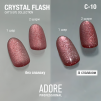 ADORE Cat`s Eye  Cristal Flash Gel Polish Гель-лак котяче око з ефектом діамантового мерехтіння 8мл № С-10 - 3