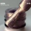 Гель-лак скляне "котяче око"- хамелеон A-03 колір: Золотаво-бузковий Aura Cat`s Eye Gel Polish ADORE - 2