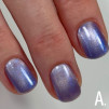 Гель-лак скляне "котяче око"- хамелеон A-04 колір: Ультрамарин Aura Cat`s Eye Gel Polish ADORE - 4