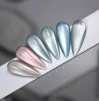 Гель-лак SAGA Professional Gel Polish Crystal Cat №04 Ніжна пастельна зелений з ефектом котячого ока, 10 мл  - 2