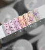 Гель рідкий для зміцнення нігтів SAGA Professional Liquid FLORAL Gel №02 Молочно-рожевий з сухоцвітами, 15 мл   - 2