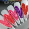 Паста рельєфна, 5 мл  №06 Колір: світло-рожевий неон Relief paste SAGA Professional - 4