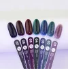Гель-лак світловідбивний з поталлю SILLER Professional Shine Light Potal Gel Polish №02 Бірюзово-зелений, 8 мл   - 2