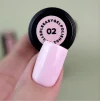 Гель-лак 3в1 однофазний SILLER Professional One-step Easy Gel Polish №02 Світло-рожевий, 8 мл - 3