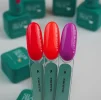 Гель-лак 3в1 однофазний SILLER Professional One-step Easy Gel Polish №16 Малиновий неон, 8 мл - 3