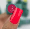 Гель-лак 3в1 однофазний SILLER Professional One-step Easy Gel Polish №16 Малиновий неон, 8 мл - 2