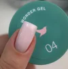Гель для нарощування нігтів однофазний SILLER Professional Wonder Gel One Phase №004 Рожево-бежевий, 30 мл  - 2