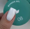 Гель для нарощування нігтів однофазний SILLER Professional Wonder Gel One Phase №008 Біліший за білий, 30 мл  - 2