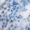 Гель для нарощування VALERI Builder Gel Flower №01 Молочний із синіми сухоцвітами, 15 мл - 2