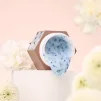 Гель для нарощування VALERI Builder Gel Flower №01 Молочний із синіми сухоцвітами, 15 мл - 5
