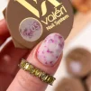 Гель для нарощування VALERI Builder Gel Flower №03 Молочний із рожевими сухоцвітами, 15 мл - 3