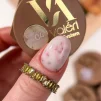 Гель для нарощування VALERI Builder Gel Flower №04 Молочний із світло-рожевими сухоцвітами, 15 мл - 4