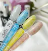 Основа камуфлююча для нігтів з поталлю VALERI Flakes Base №77, 6 мл - 4
