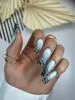 Силіконові об`ємні молди для верхніх форм, 12 шт Зебра Wild Safari Zebra, silicone form NAILSOFTHEDAY   - 4