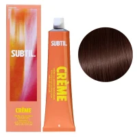 6 Стійка крем-фарба для волосся, 60 мл CREME Permanent Hair Color SUBTIL (темний блондин натуральний)