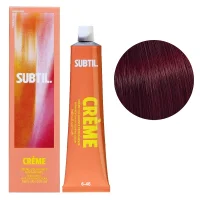 6/46 Стійка крем-фарба для волосся, 60 мл CREME Permanent Hair Color SUBTIL (темний блондин мідно--червоний)