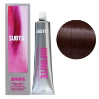 5/35 Безаміачна стійка крем-фарба для волосся, 60 мл Permanent Hair Color INFINITE SUBTIL (світло-коричневий золотисто-махагоновий)