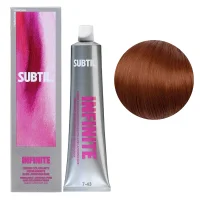 7/43 Безаміачна стійка крем-фарба для волосся, 60 мл Permanent Hair Color INFINITE SUBTIL (блондин мідно-золотистий)