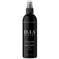 Рідина 2в1 для зняття липкого шару та знежирення D.I.S.Nails Clеаnser & Naill Prep, 240 мл  