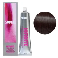 6/00 Безаміачна стійка крем-фарба для волосся, 60 мл Permanent Hair Color INFINITE SUBTIL (темний блондин натуральний інтенсивний)