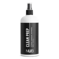 Знежирювач для нігтів 3 в 1 очищує, знежирює, зневоднює NUB Clean Prep, 500 мл 