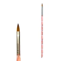 Пензель для акрилу, спіральна ручка (ширина 6 мм/довжина 13 мм) Nail Art Brush №6 YKAK-06 Y.R.E