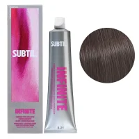 8/21 Безаміачна стійка крем-фарба для волосся, 60 мл Permanent Hair Color INFINITE SUBTIL (світлий блондин фіолетово-попелястий)
