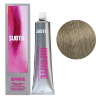 9/1 Безаміачна стійка крем-фарба для волосся, 60 мл Permanent Hair Color INFINITE SUBTIL (дуже світлий блондин попелястий)