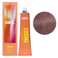 8/82 Стійка крем-фарба для волосся, 60 мл CREME Permanent Hair Color SUBTIL (світлий блондин бежево-фіолетовий)