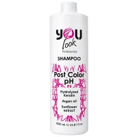 Шампунь після процедури фарбування (pH 3,8), 1000 мл Post Color pH SHAMPOO You look Professional