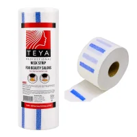 Комірець захисний для перукарів еластичний, паперовий, (100 шт/рул) TEYA Professional