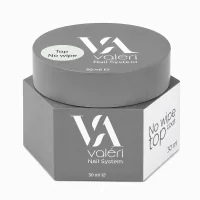 Фініш без липкого шару для гель-лаку VALERI Top Non Wipe, 30 мл