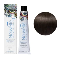 6/00 Крем-фарба для волосся перманентна, 100 мл Hair Color Nouvelle (темний блондин холодний натуральний)