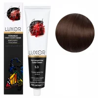 5/3 Світлий коричневий золотистий Стійка крем-фарба для волосся, 100мл  Permanent Hair Color Cream LUXOR Professional 
