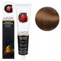 7/3 Блондин золотистий Стійка крем-фарба для волосся, 100мл  Permanent Hair Color Cream LUXOR Professional 