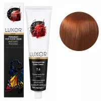 7/4 Блондин мідний Стійка крем-фарба для волосся, 100мл  Permanent Hair Color Cream LUXOR Professional 