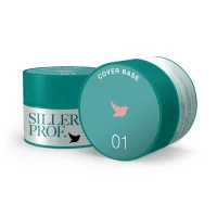 Основа камуфлююча SILLER Professional Cover Base №001 Нюдовий рожевий, 30 мл 