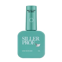 Топ матовий без липкого шару SILLER Professional Matte Top No Wipe, 8 мл  
