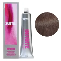 7/71 Безаміачна стійка крем-фарба для волосся, 60 мл Permanent Hair Color INFINITE SUBTIL (блондин коричнево-попелястий)